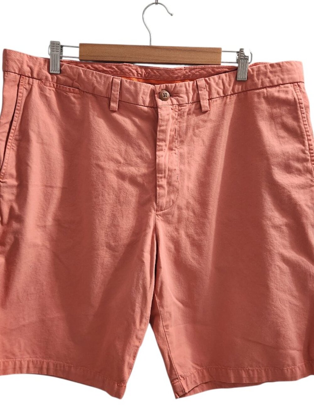 Tommy Bahama Shorts 38 Men's Orange Red Tropicana Del Chino Short 10" Inseam